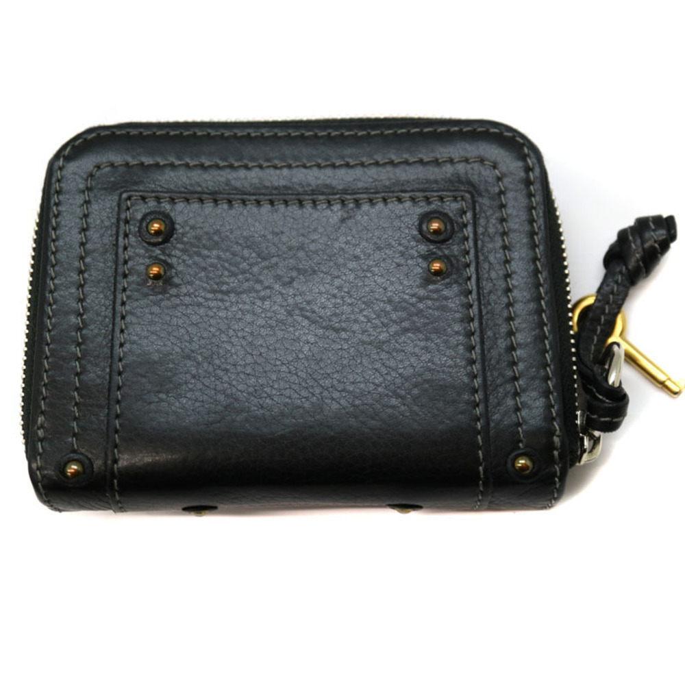 Chloe Wallet Leather Compact Black